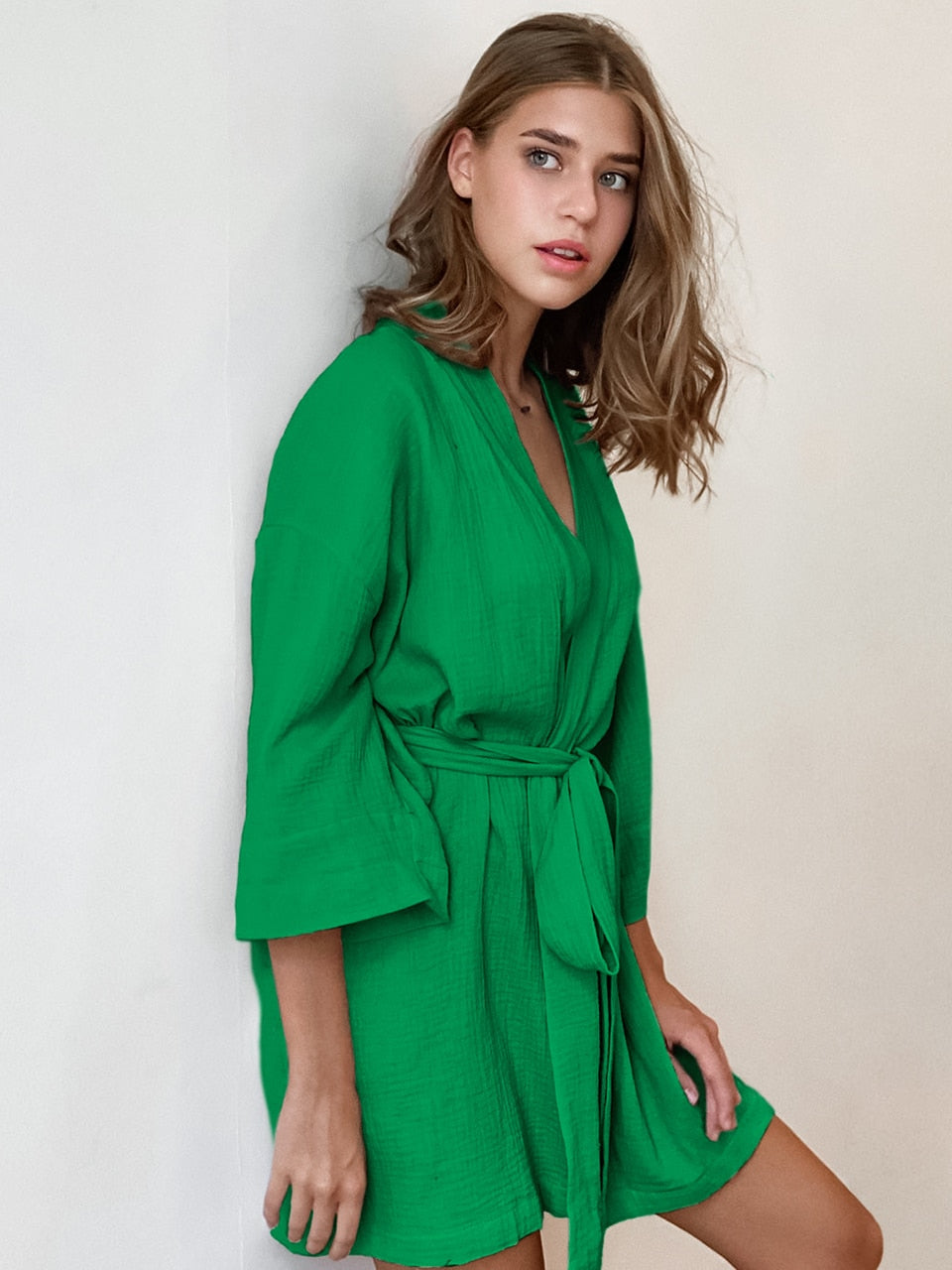 Mika | Wickelkleid mit Atmungsaktivem Stoff und Eleganter Silhouette für Frauen