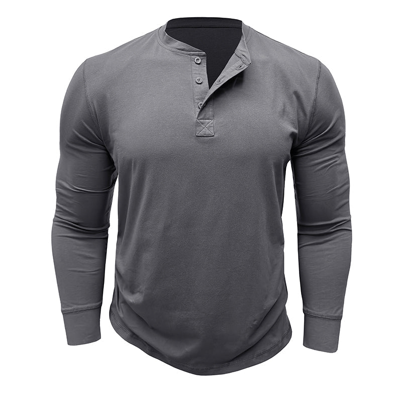 TILMAN - LANGÄRMLIGES TAILLIERTES T-SHIRT