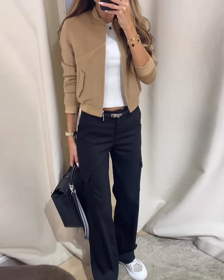 Helen - Zweiteiliges Set mit schlichter Spitze