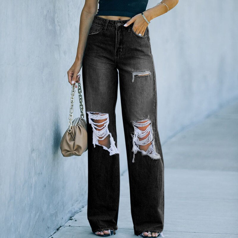 Sophie | Jeans mit Hochbund und Vintage-Waschung für modebewusste Frauen