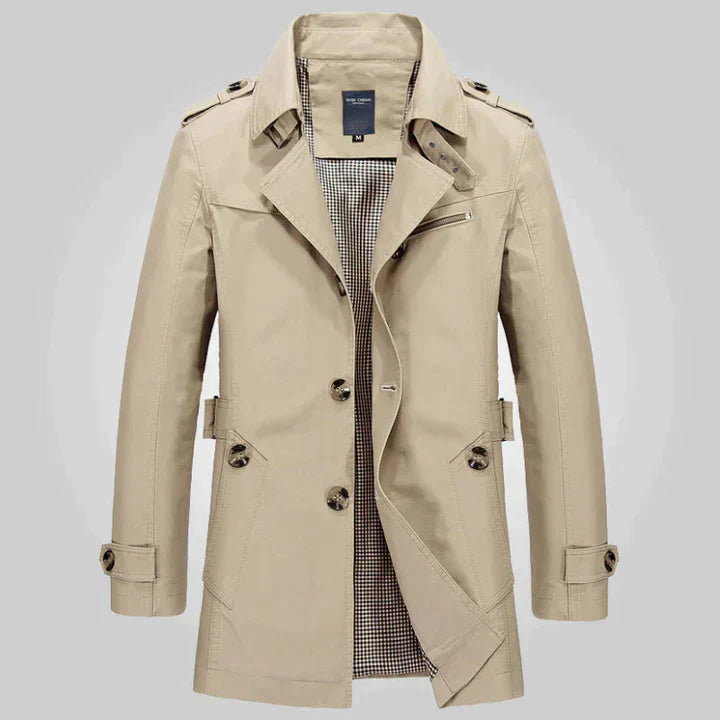 Kingston – eleganter trenchcoat für herren