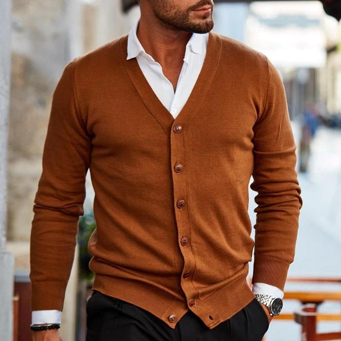 Roman - Lässige Strickjacke für Männer