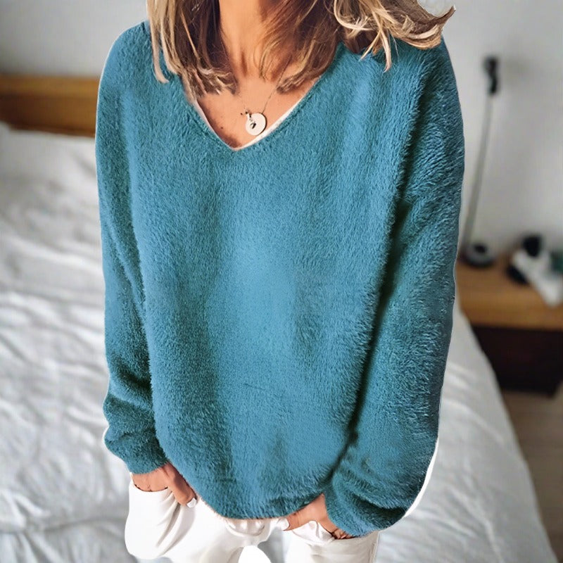 Mila | Plüschpullover mit ultra-weichem Stoff und eleganter Silhouette für Frauen