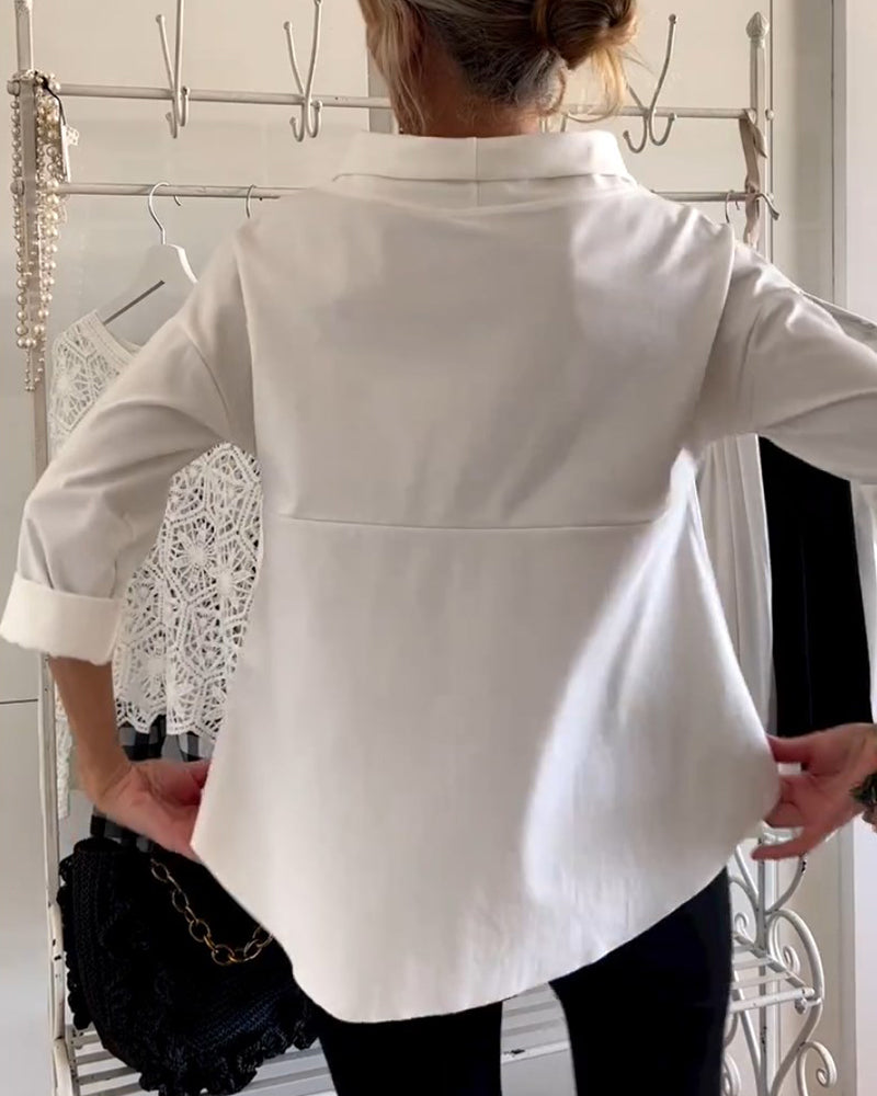 Nellie - Damen Elegantes Oberteil