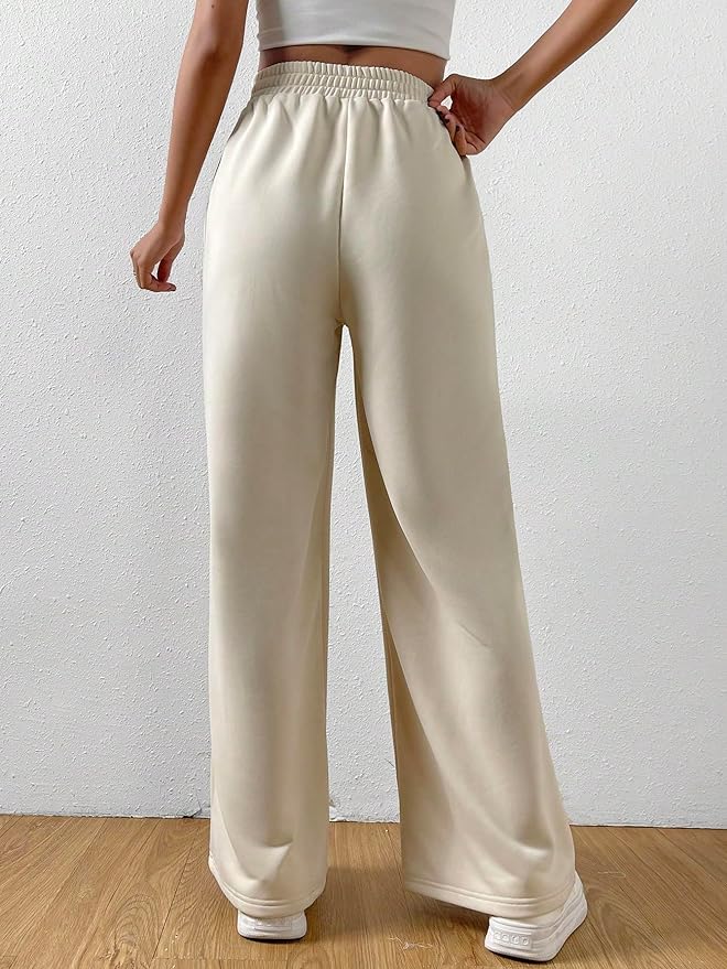 Livia | Weite Hose mit Seidig-glattem Stoff und Elastischem Bund für Damen