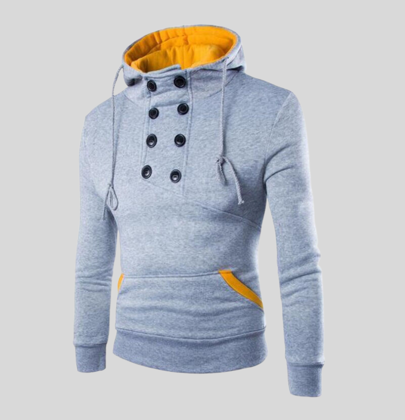Luna | Hoodie mit Asymmetrischem Design und Knopfdetails für Damen