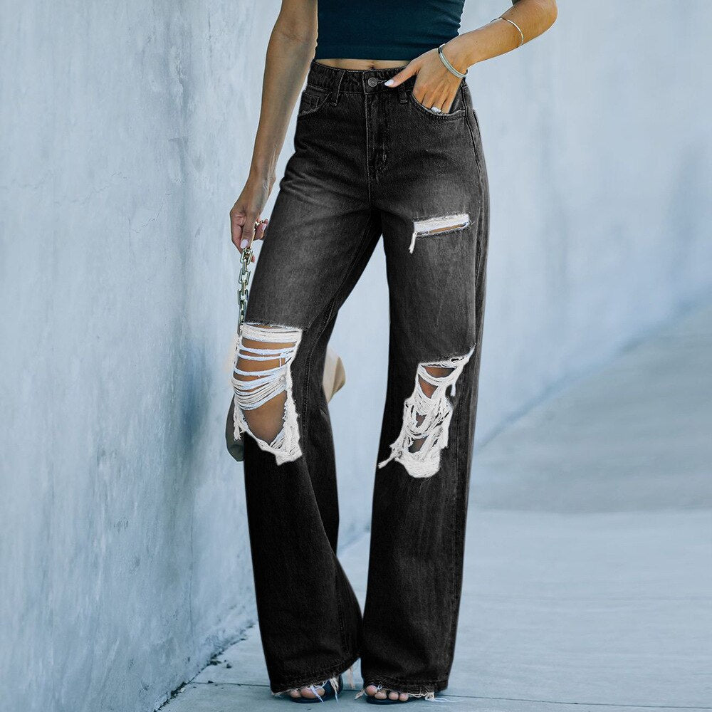 Sophie | Jeans mit Hochbund und Vintage-Waschung für modebewusste Frauen