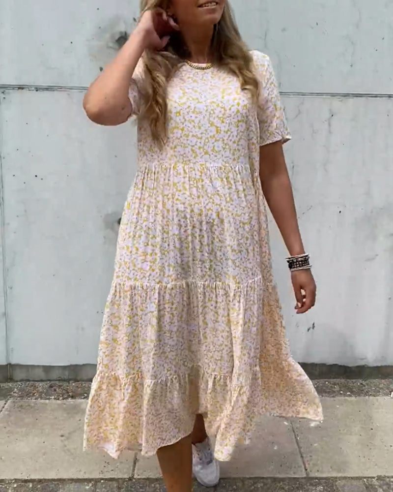 Liana | Sommerkleid mit Leichtem Stoff und Blumigem Design für Frauen