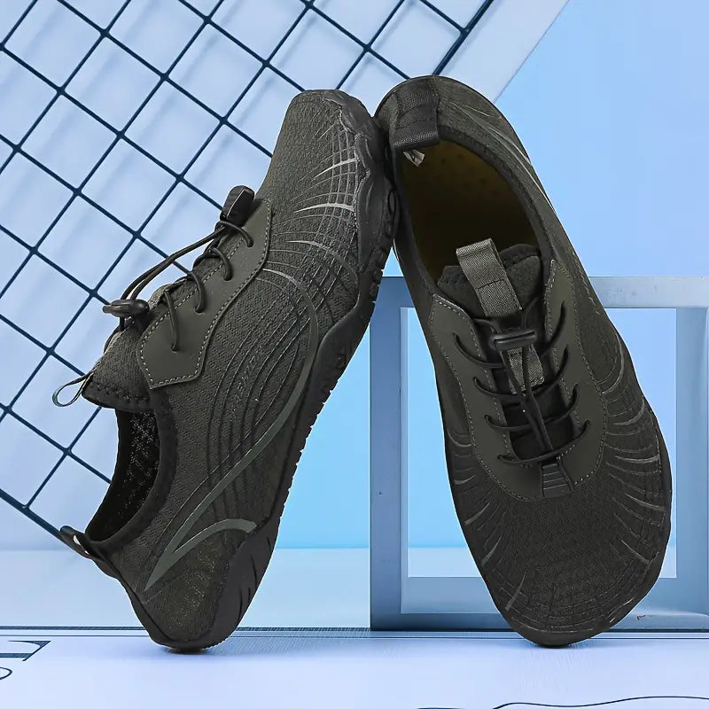 Jimmy - Barfußschuhe mit Verstellbarer Schnalle, Atmungsaktive, Schnell Trocknende, Rutschfeste Schuhe für Männer