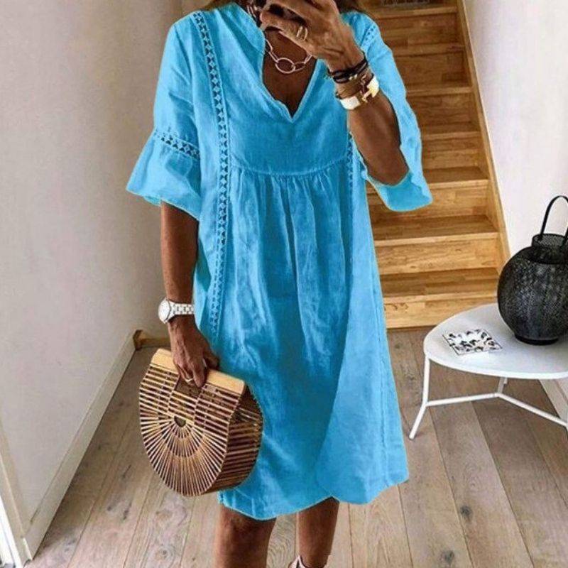 Lindsay – Bohemian-Kleid mit Spitze