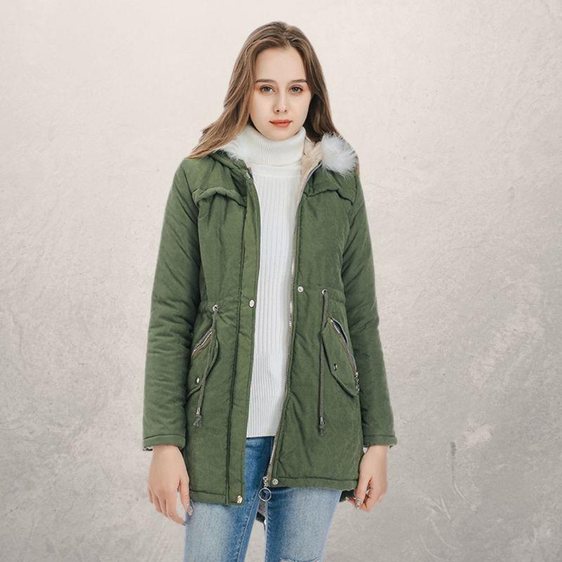 Livia | Parka mit Stilvollem Kunstpelz und Anpassbarem Taillenzug für Frauen