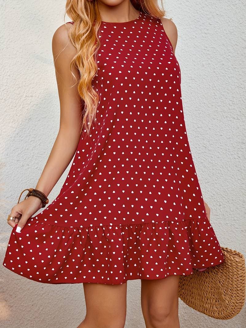 Lia | Kurzkleid mit Pünktchen-Design und Elegantem Schnitt für Damen