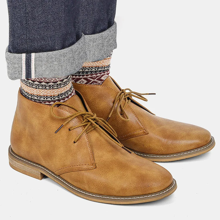 Craig - Klassische Herren Wüstenstiefel im Vintage-Stil – Zeitlose Eleganz