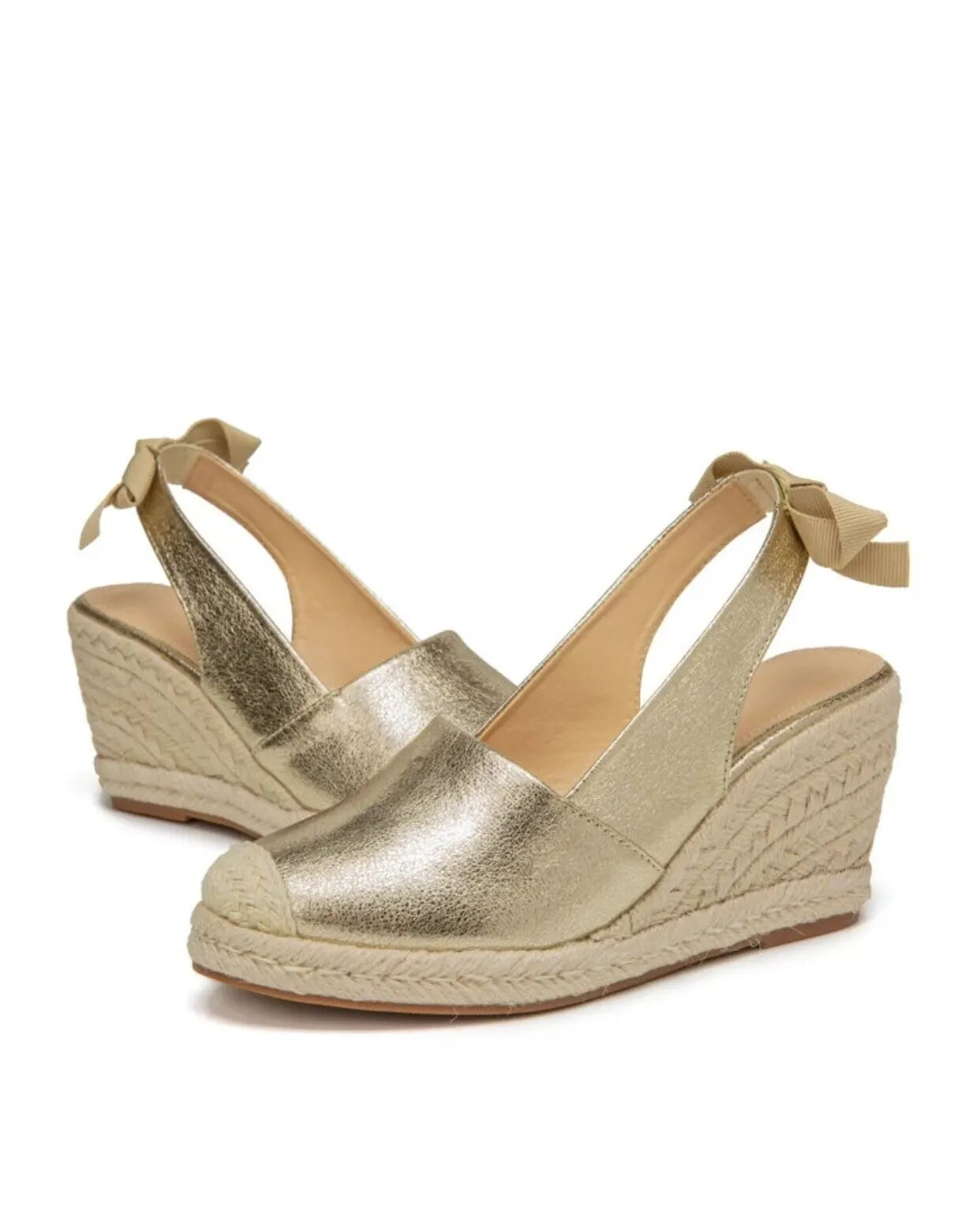 Charlize - Goldfarbene Damen Sandalen mit Gürtelschnalle