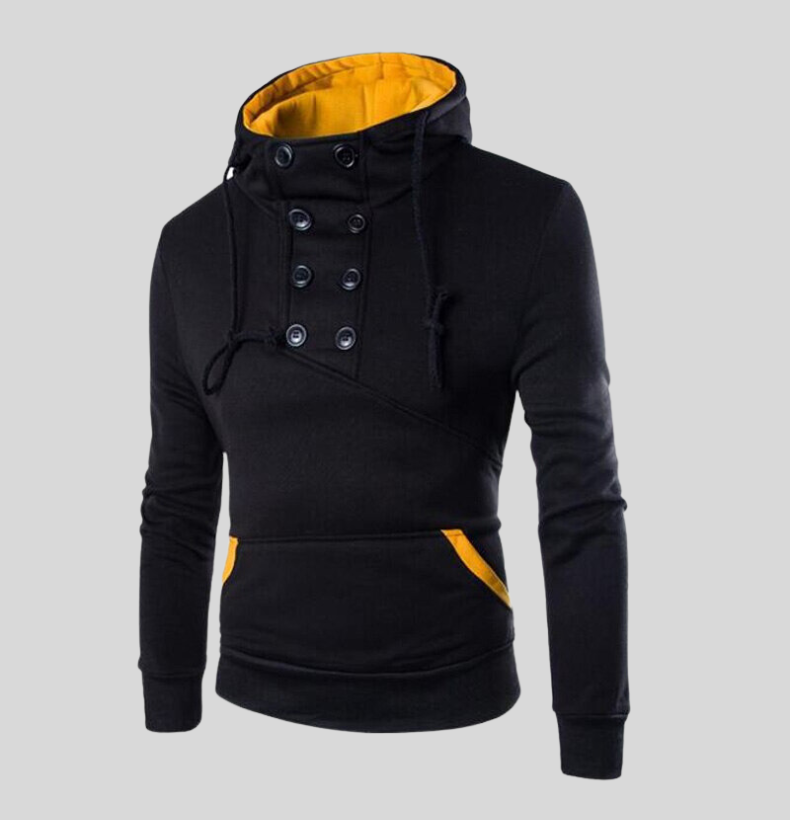 Luna | Hoodie mit Asymmetrischem Design und Knopfdetails für Damen