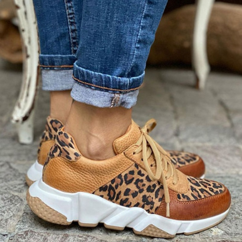 Claire - Turnschuhe mit Leopardenmuster