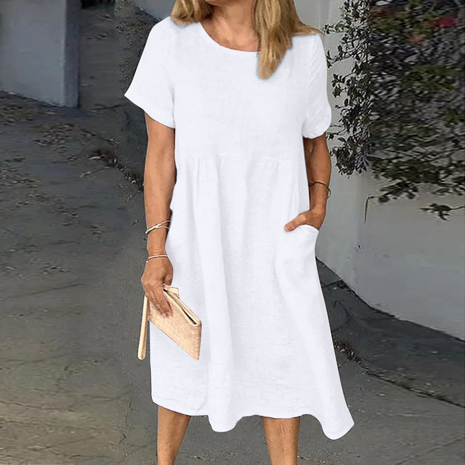 Livia | Tunika-Kleid mit Eleganz und Seitentaschen für Frauen