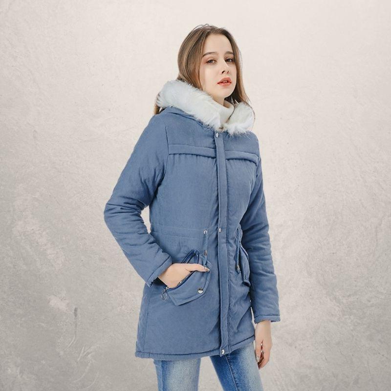 Livia | Parka mit Stilvollem Kunstpelz und Anpassbarem Taillenzug für Frauen