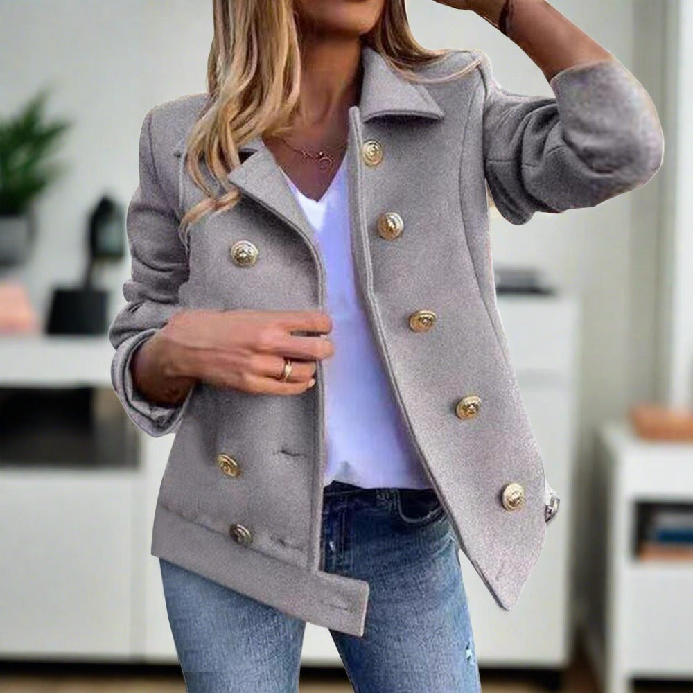 Livia | Blazer mit luxuriösen goldenen Knöpfen und figurbetonendem Schnitt für Damen