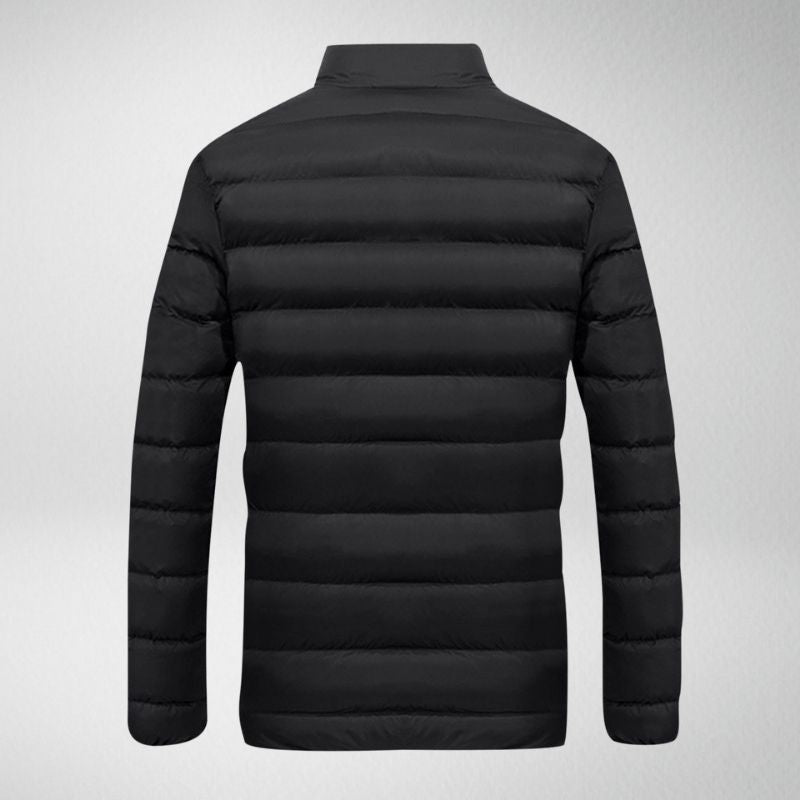 Rocco - Warme einfarbige Steppjacke