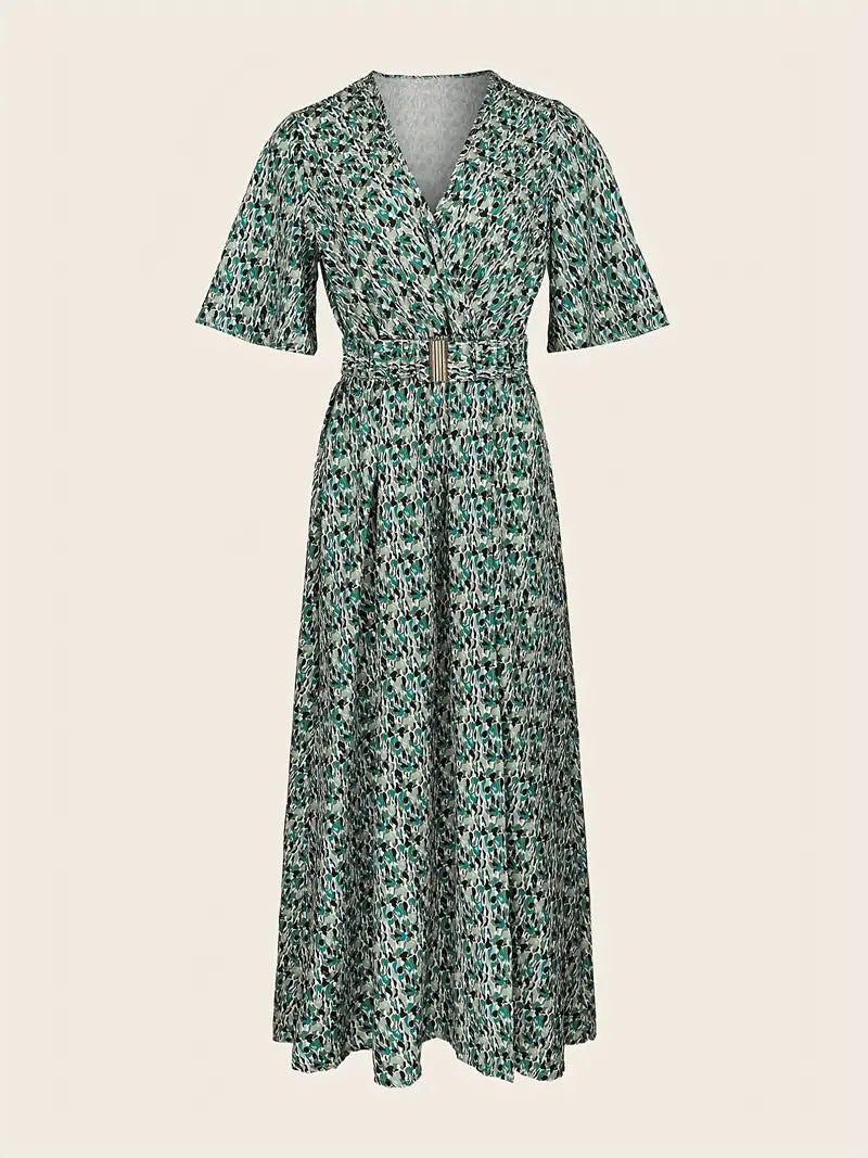 Livia | Maxikleid mit Atmungsaktivem Stoff und Elegantem Wickelstil für Frauen