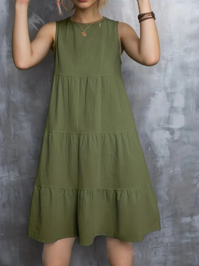 Livia | A-Linien-Kleid mit Fließendem Design und Eleganten Schichten für Damen