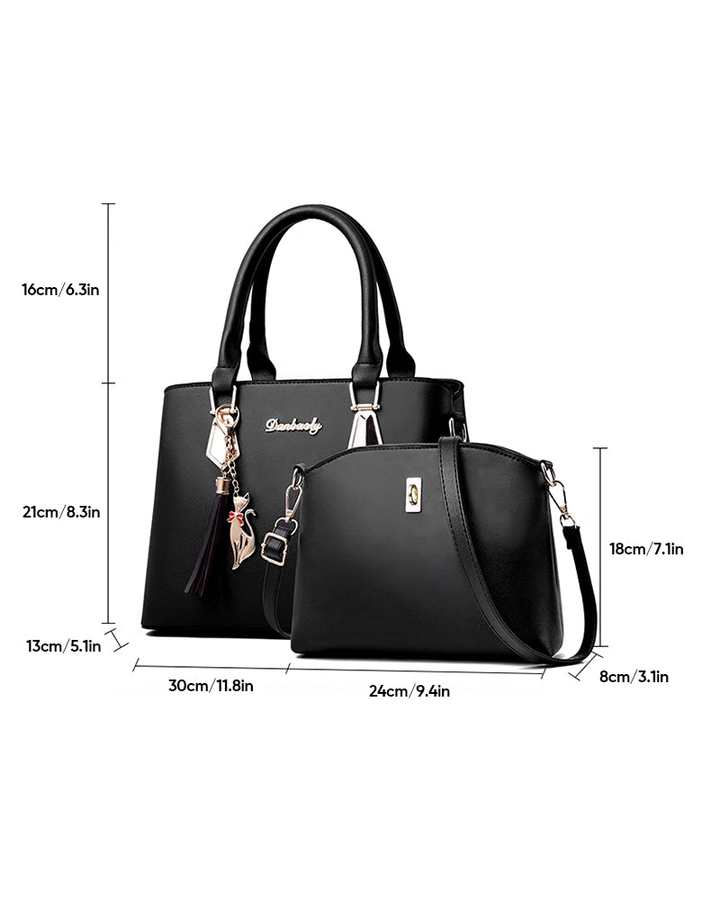 Charmaine - Elegante PU-Handtasche mit vielen Funktionen