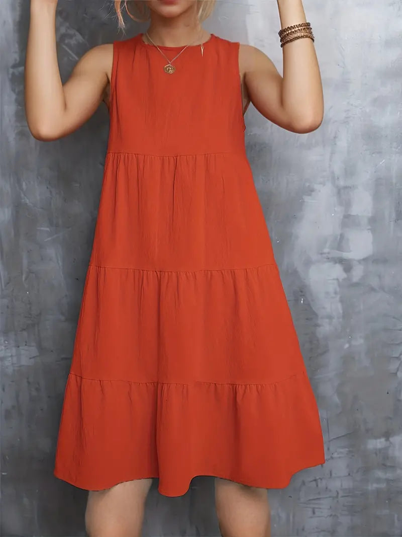 Livia | A-Linien-Kleid mit Fließendem Design und Eleganten Schichten für Damen