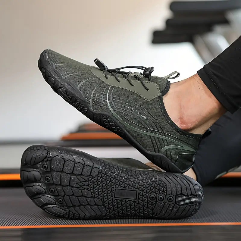 Jimmy - Barfußschuhe mit Verstellbarer Schnalle, Atmungsaktive, Schnell Trocknende, Rutschfeste Schuhe für Männer