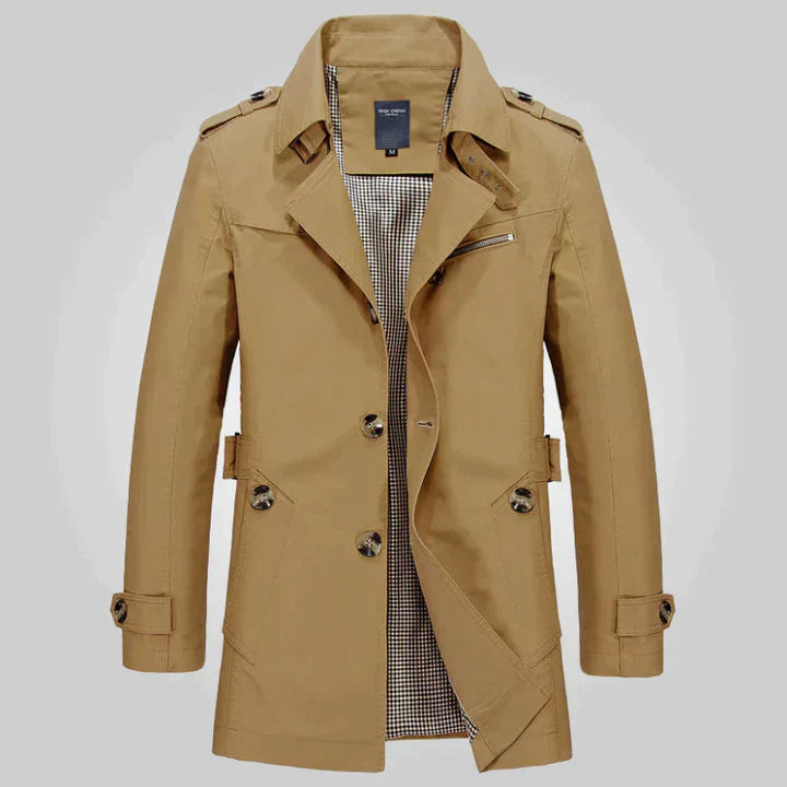 Kingston – eleganter trenchcoat für herren