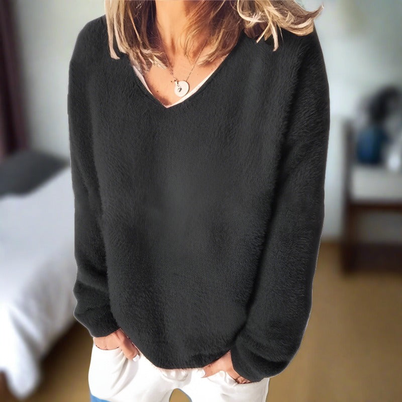 Mila | Plüschpullover mit ultra-weichem Stoff und eleganter Silhouette für Frauen