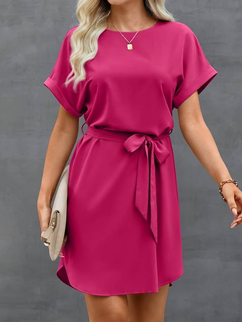 Livia | Tunika-Kleid mit Gürtel und Luftiger Silhouette für Frauen