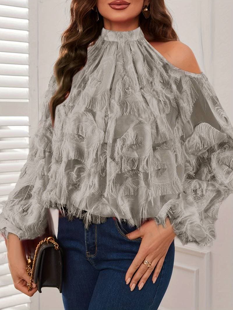 Seraphina | Bluse mit Eleganten Details und Transparente Stoffe für Frauen