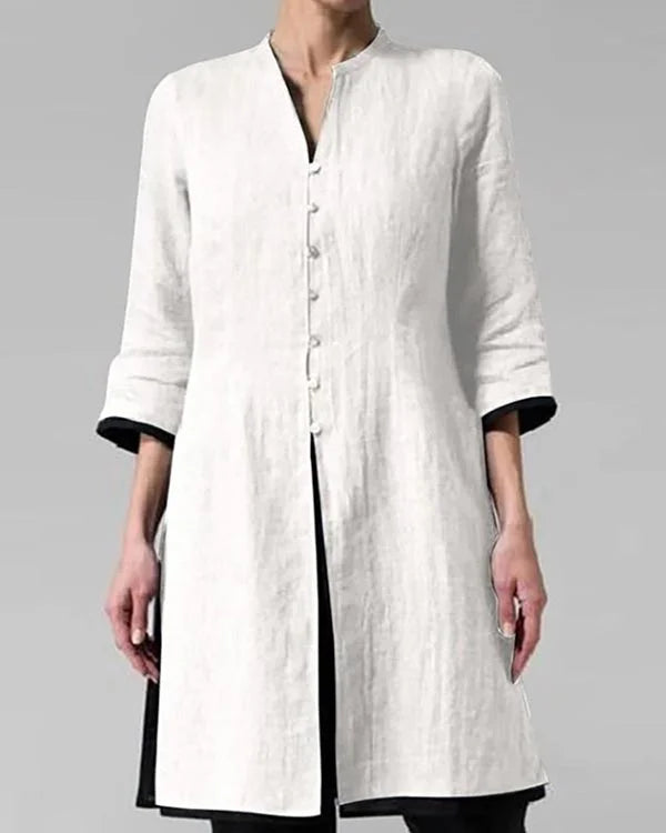 Livia | Leinentunika mit Eleganter Passform und Zeitlosem Design für Frauen