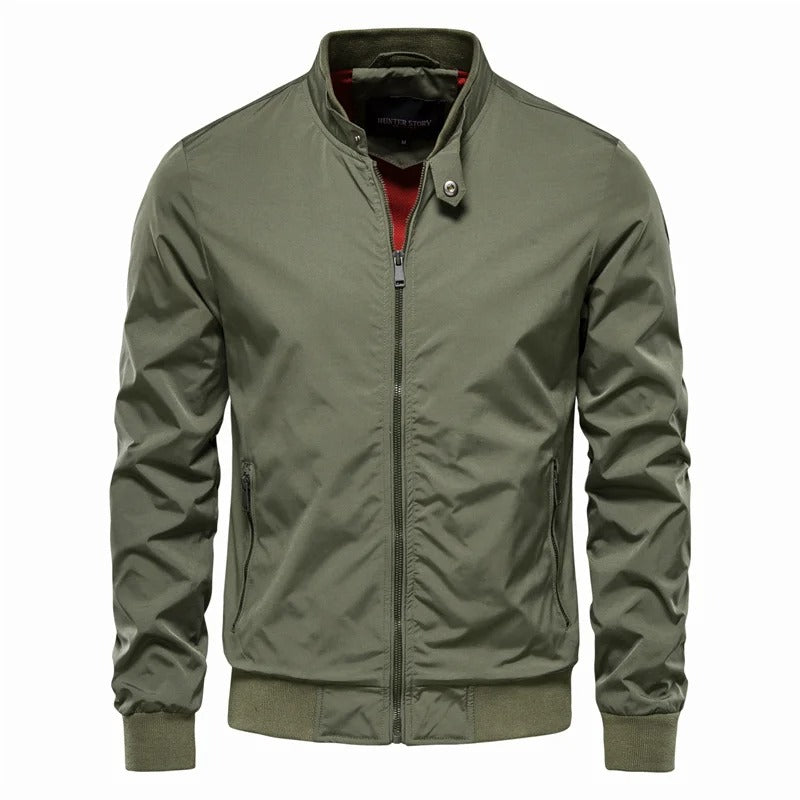 Paulo - Slim Fit schwarzer Herren Sommermantel