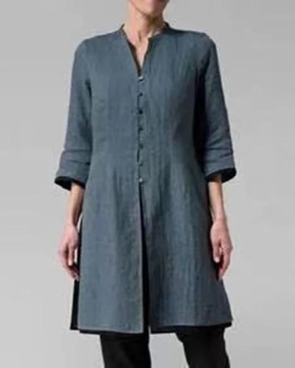 Livia | Leinentunika mit Eleganter Passform und Zeitlosem Design für Frauen