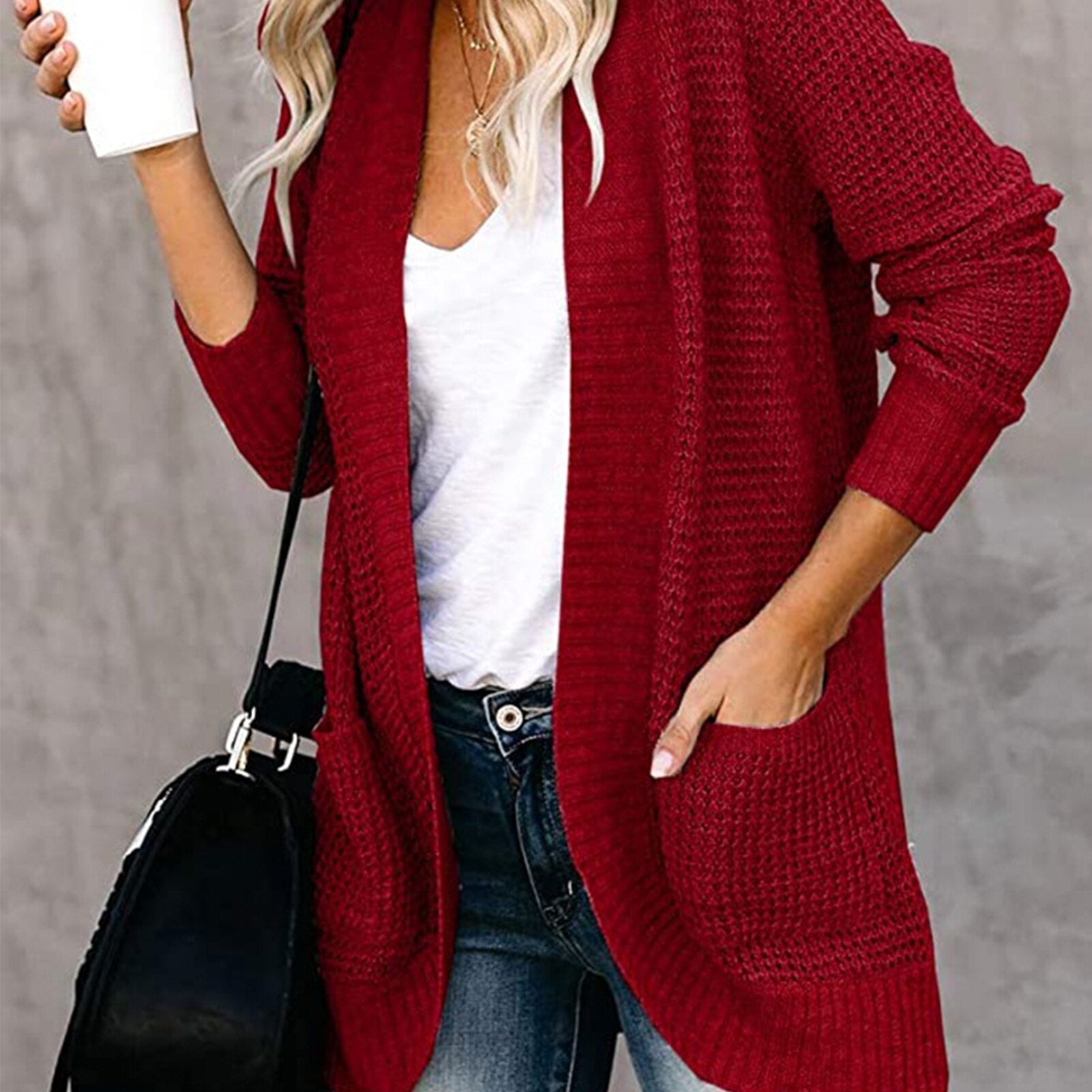 Livia | Strickjacke mit Weichem Stoff und Stilvollem Design für Frauen