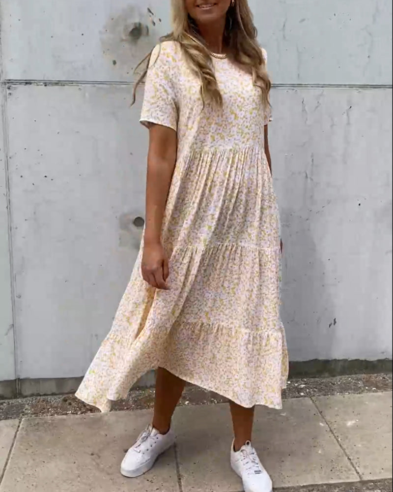 Liana | Sommerkleid mit Leichtem Stoff und Blumigem Design für Frauen
