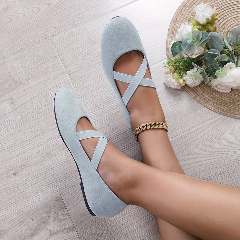 Luna | Ballerinas mit Leopardenmuster und Bequemem Schlupfdesign für Damen