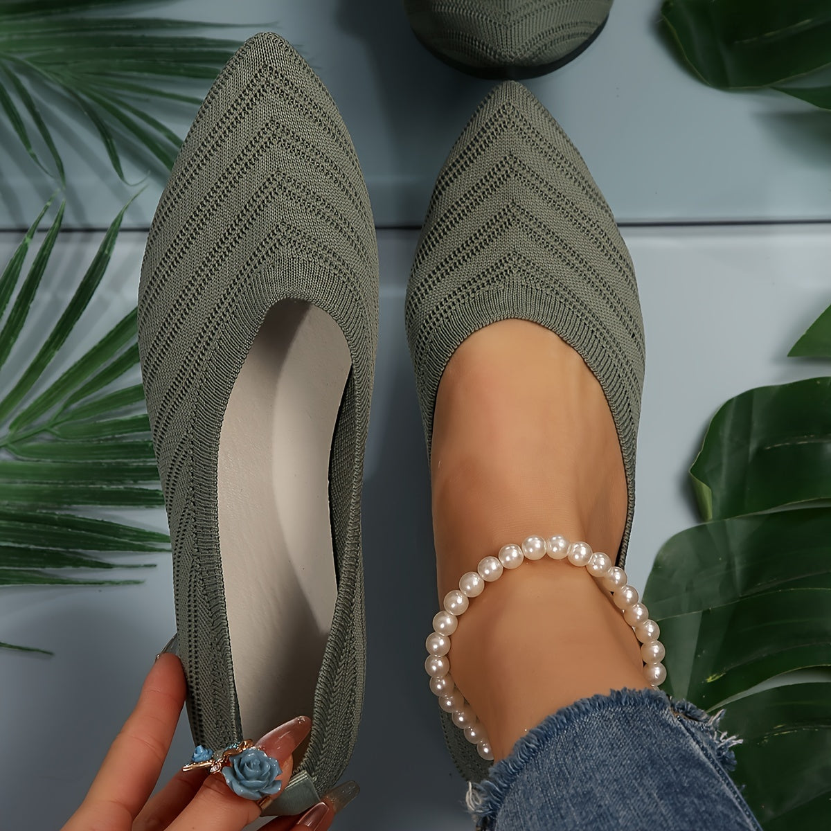 Violy | Damen Komfort-Flachschuhe
