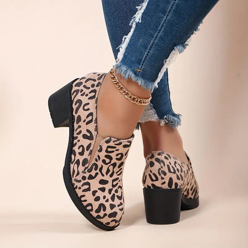 Leony | Elegante Schuhe mit Leopardenmuster