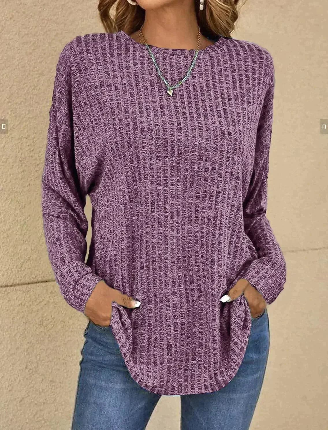 Livia | Pullover mit Lockere Passform und Eleganter Silhouette für Frauen