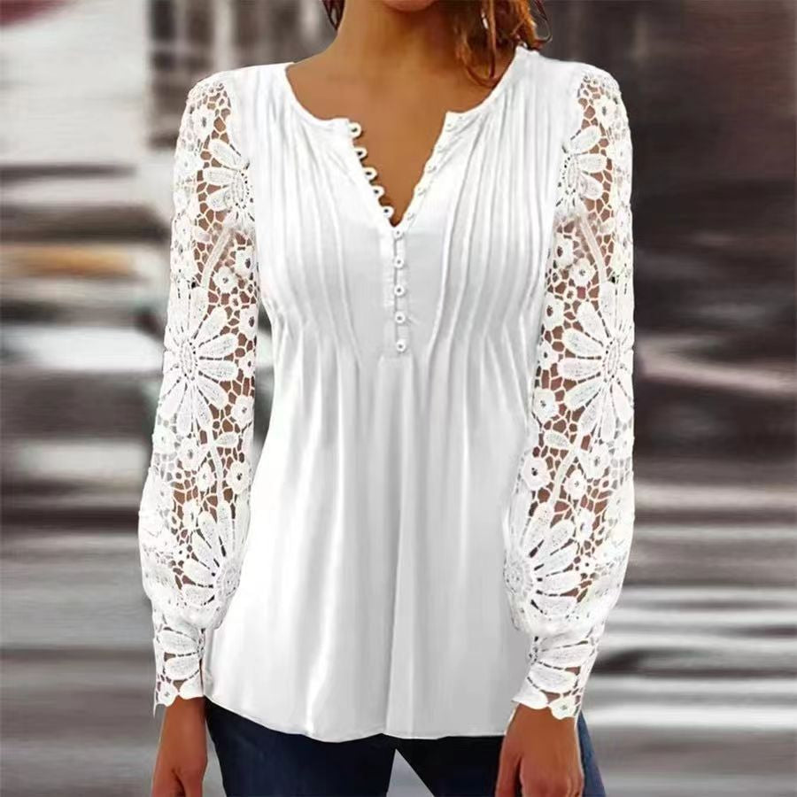 Liana | Bluse mit Leichtem Stoff und Floralprint für Frauen