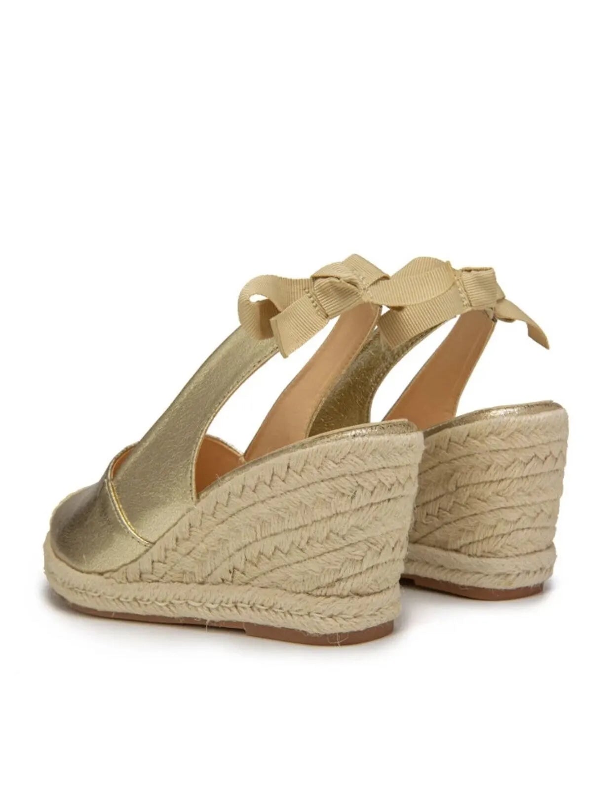 Charlize - Goldfarbene Damen Sandalen mit Gürtelschnalle