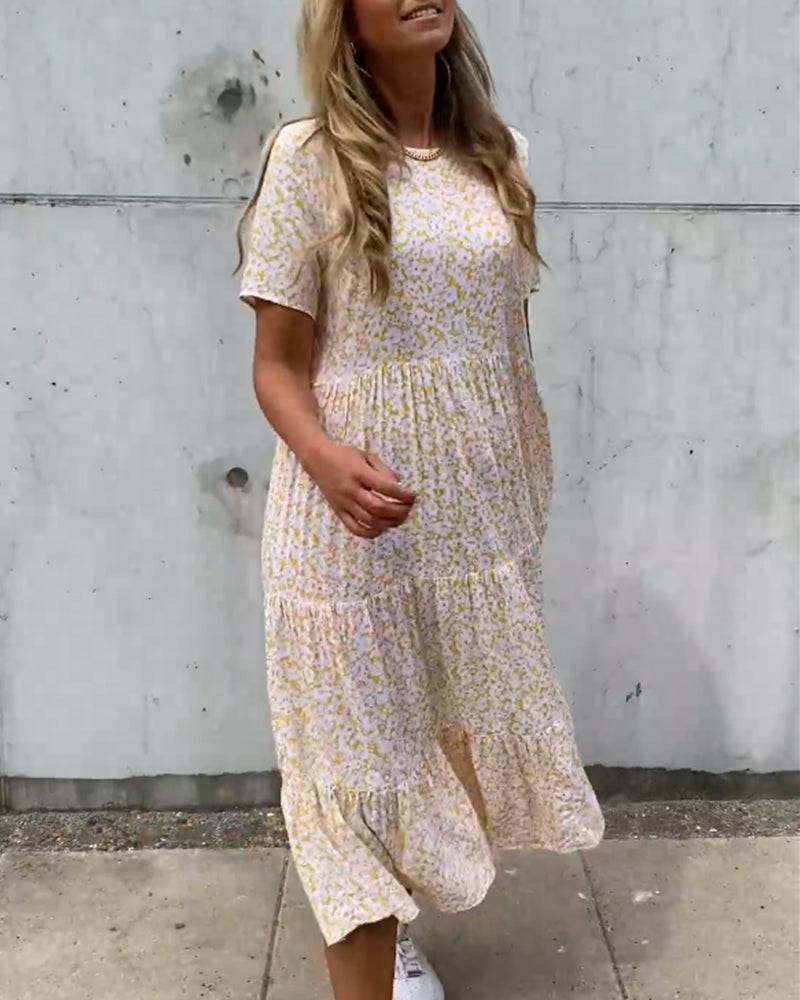 Liana | Sommerkleid mit Leichtem Stoff und Blumigem Design für Frauen