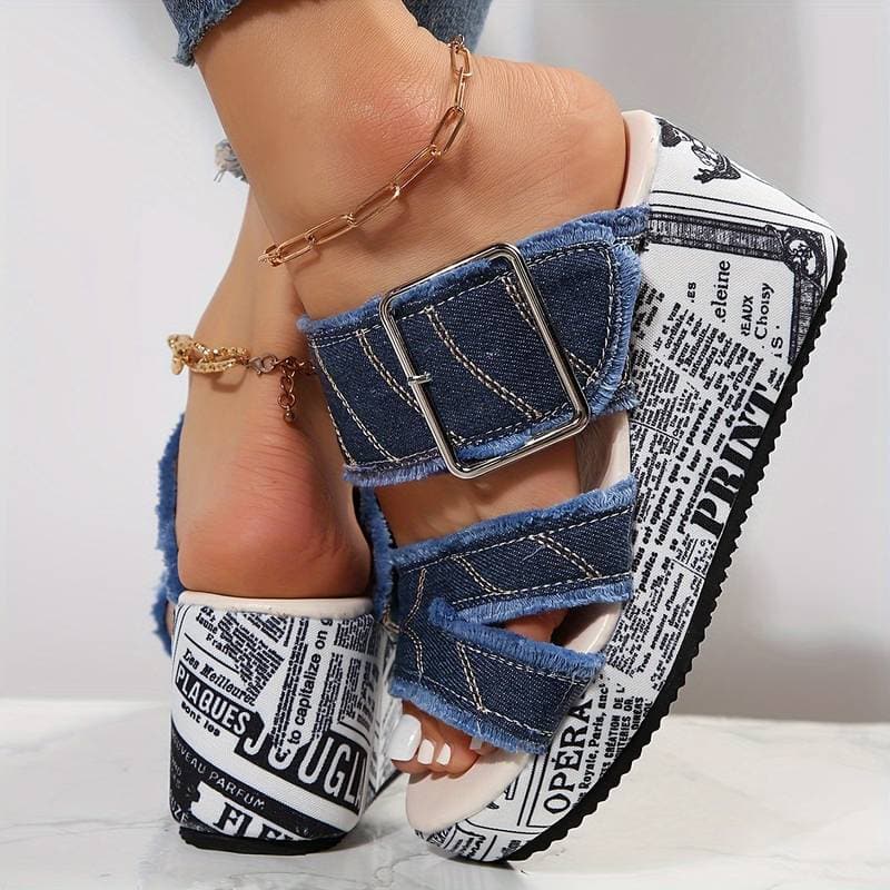 Leona | Plateausandalen mit Komfort und einzigartigem Design für Damen
