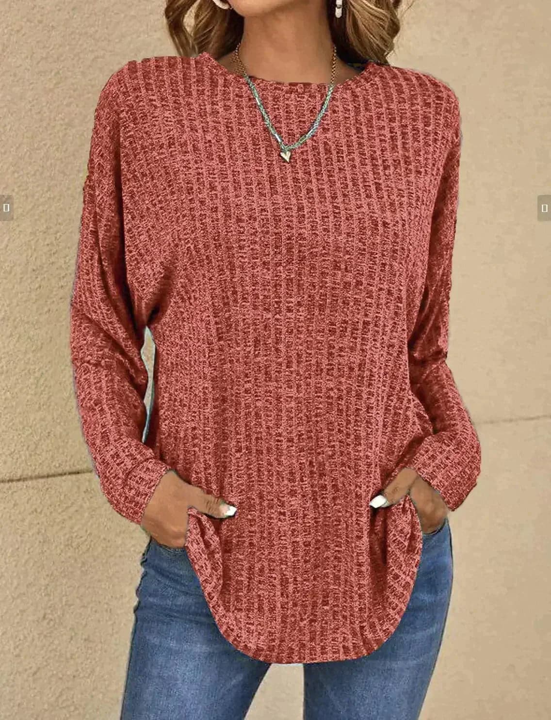Livia | Pullover mit Lockere Passform und Eleganter Silhouette für Frauen