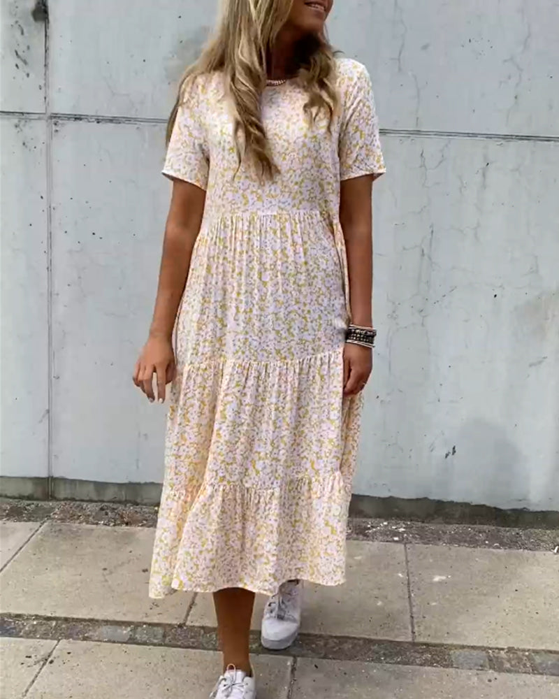 Liana | Sommerkleid mit Leichtem Stoff und Blumigem Design für Frauen