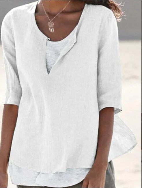 Isabella | Bluse mit Atmungsaktivem Stoff und Lässigem Schnitt für Damen