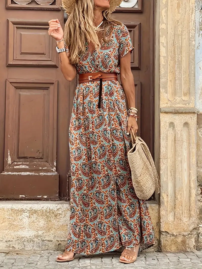 Liora | Maxikleid mit Floralem Muster und Zeitlosem Stil für Damen